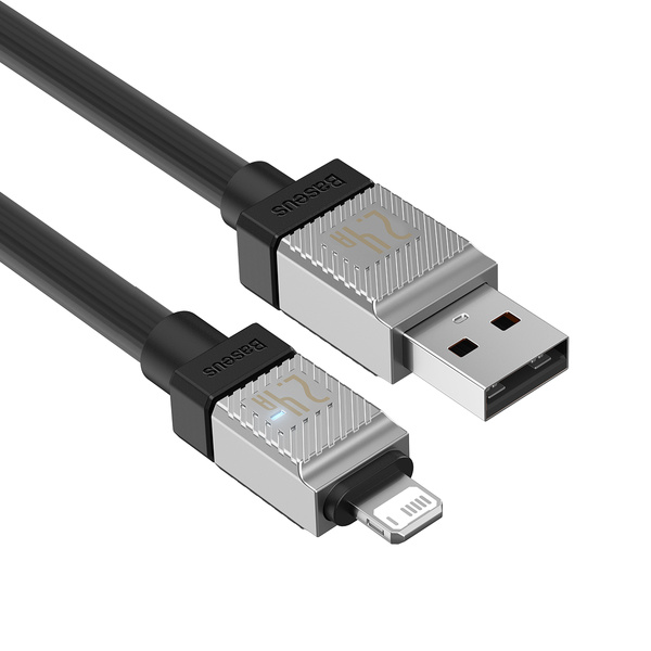 Baseus kabel CoolPlay USB - Lightning 2m 2,4A czarny