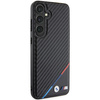 Etui BMW Carbon Tricolor Line MagSafe na Samsung Galaxy S24 - czarne