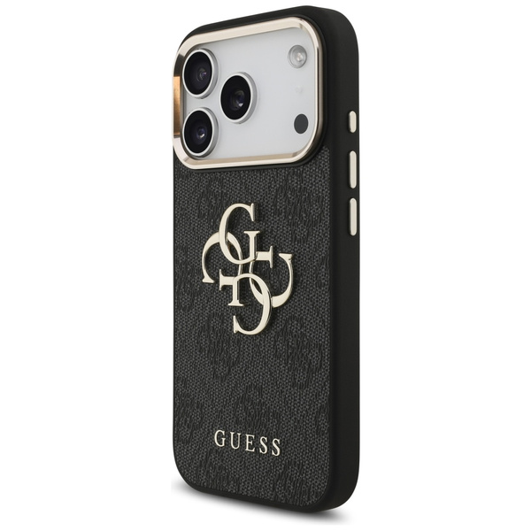 Etui Guess 4G Big 4G Classic Logo do     iPhone 17 Pro czarny złoty