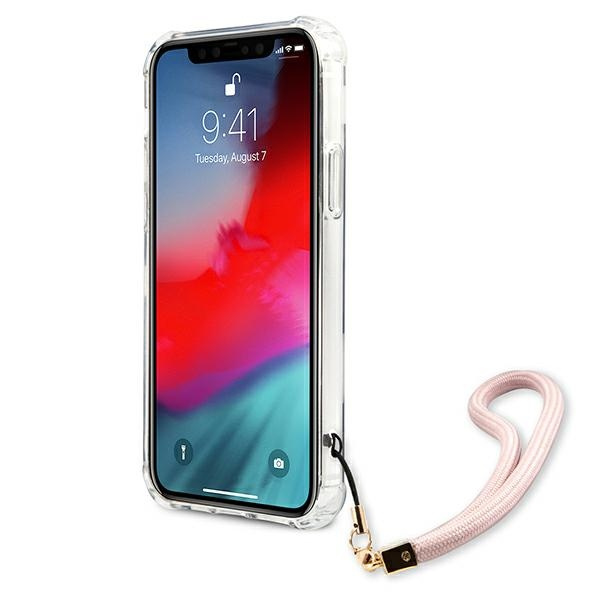 Guess GUHCP12MKSMAPI iPhone 12/12 Pro6,1" różowy/pink hardcase Marble Collection