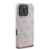 Guess GUHCP16LG4GLPI iPhone 16 Pro 6.3" różowy/pink hardcase 4G Bottom Stripe