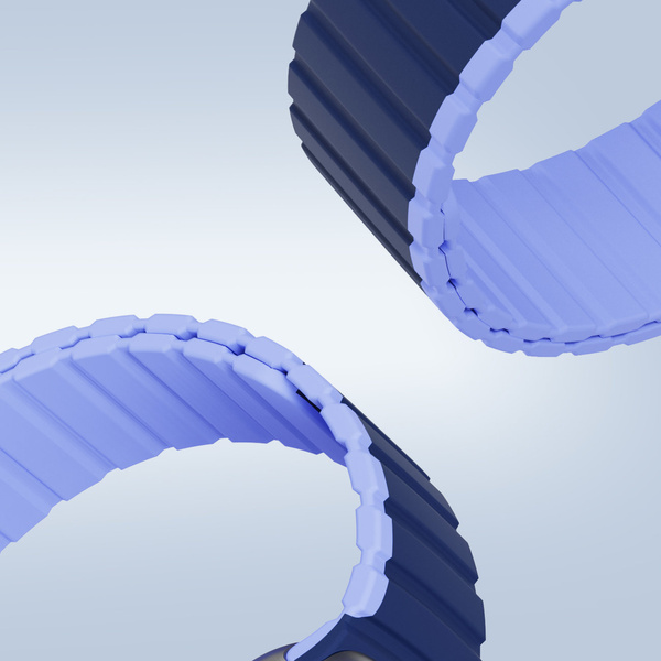 UNIVERSAL MAGNETIC SAMSUNG GALAXY WATCH 3 45MM / S3 / HUAWEI WATCH ULTIMATE / GT3 SE 46MM DUX DUCIS STRAP (22MM LD VERSION) - BLUE