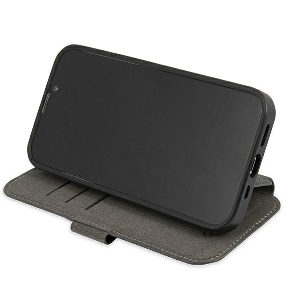 Guess GUBKP13S4GDGR iPhone 13 mini 5,4"szary/grey book 4G Stripe