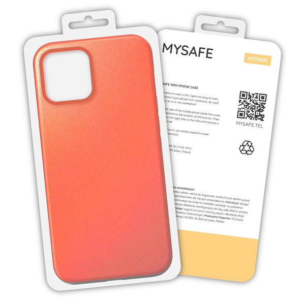 MYSAFE CASE SKIN IPHONE 12 MINI ORANGE BOX