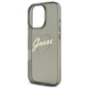 Guess GUHCP16XHCHGSPK iPhone 16 Pro Max 6.9" czarny/black hardcase IML Heart