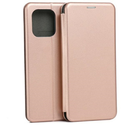 Etui Beline Book Magnetic Moto G15        różowo-złoty/rosegold