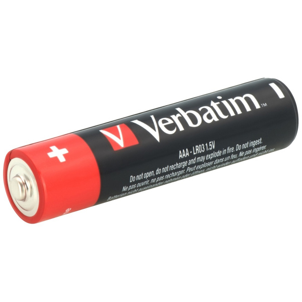 Verbatim Bateria alkaliczna AAA LR034szt folia 49500