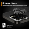 PanzerGlass Hoops Camera iPhone 15 Pro 6.1" / 15 Pro Max 6.7" czarny/black 1139 camera lens protector hoop optic rings
