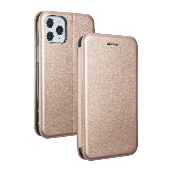 Beline Etui Book Magnetic iPhone 12 mini różowo-złoty/rosegold