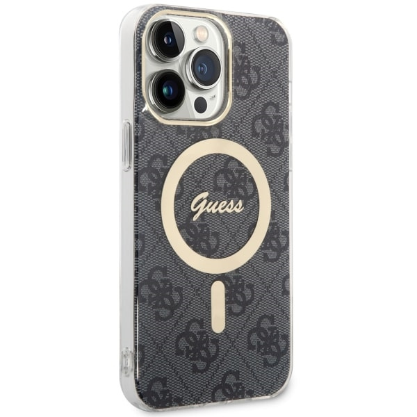Guess GUHMP14XH4STK iPhone 14 Pro Max6.7" czarny/black hardcase 4G MagSafe
