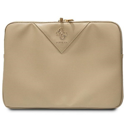 Guess Sleeve GUCS14ZPGSTEGD 14"złoty/light gold Triangle 4G