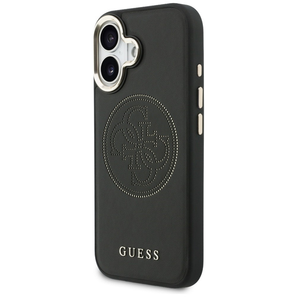 Etui Guess Perforated 4G MagSafe do      iPhone 17 czarny