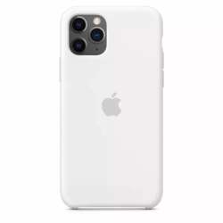 APPLE SILICONE CASE MWYL2ZM/A  IPHONE 11 PRO WHITE ORYGINALNA PLOMBA