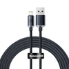 Baseus Crystal Shine Series cable USB cable for fast charging and data transfer USB Type A - Lightning 2.4A 2m black (CAJY000101)