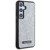 Etui Karl Lagerfeld Rhinestone Metal Logo na Samsung Galaxy S24 - srebrne
