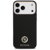 Etui Guess Grained Strass Logo MagSafe   do iPhone 17 Pro Max czarny