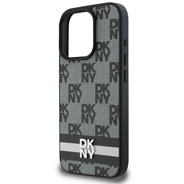 DKNY DKHCP16XPCPTSSK iPhone 16 Pro Max6,9" czarny/black hardcase Checkered Pattern & Printed Stripes