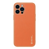 DUX DUCIS YOLO ELEGANT CASE MADE OF SOFT TPU AND PU LEATHER FOR IPHONE 13 PRO MAX ORANGE