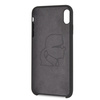 Karl Lagerfeld KLHCI65SLFKBK iPhone XsMax  hardcase czarny/black Silicone Iconic