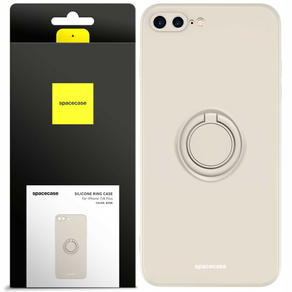 Spacecase Etui Silicone Ring iPhone 7/8 Plus bone