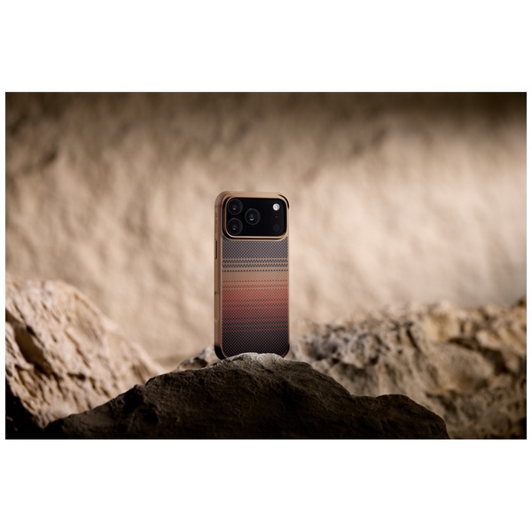 Etui PITAKA Aramid ProGuard MagSafe do iPhone 17 Pro sunset