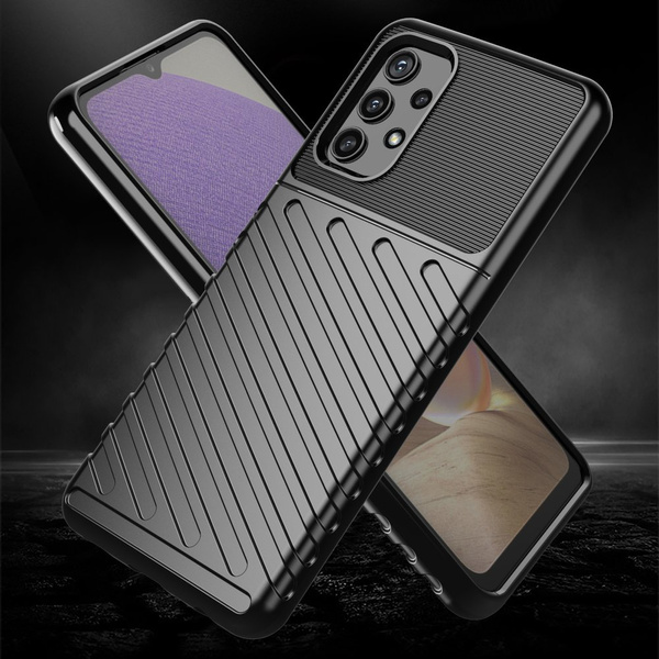 THUNDER CASE FLEXIBLE TOUGH RUGGED COVER TPU CASE FOR SAMSUNG GALAXY A72 4G GREEN