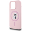 Etui Karl Lagerfeld Silicone             Karl&Choupette MagSafe do iPhone 14 Pro różowy