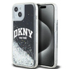 DKNY DKHCP14SLBNAEK iPhone 14 / 15 / 136.1" czarny/black hardcase Liquid Glitter Big Logo