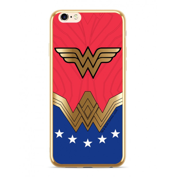 CASE OVERPRINT LUXURY CHROME WONDER WOMAN 008 IPHONE X / XS