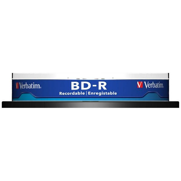 Płyty Blu-ray Verbatim 25GB 6X BD-R SL   10szt biały 43742