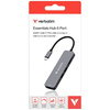 Adapter Hub Verbatim USB-C/HDMI/USB-A    3.2/USB-A 2.0/SD/microSD aluminiowy 32156