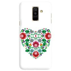 FUNNY CASE OVERPRINT BLACK HEART SAMSUNG GALAXY A6 PLUS 2018