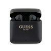 Guess słuchawki Bluetooth GUTWSSU20ALEGKTWS + stacja dokująca czarny/black Printed Logo