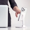 Wozinsky stojak na telefon na biurko stojak na tablet składany biały (WFDPS-W1)
