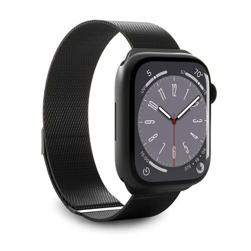 PURO Milanese Magnetic Band Bransoleta do Apple Watch 4/5/6/7/SE/8/9 40/41mm (czarny)