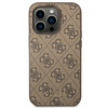 Guess GUHCP14XG4GFBR iPhone 14 Pro Max6,7" brązowy/brown hard case 4G Metal Gold Logo