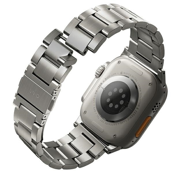 Pasek Uniq Osta Stainless Steel na Apple Watch 1/2/3/4/5/6/7/8/SE/SE2/Ultra 42/44/45/49mm - srebrny