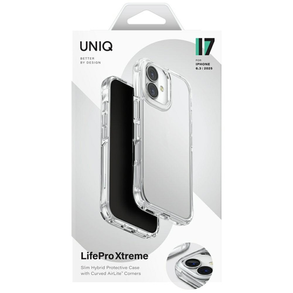 Etui UNIQ Lifepro Xtreme do iPhone 17    przezroczysty