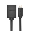 UGREEN CABLE ADAPTER CABLE HDMI ADAPTER - MICRO HDMI 19 PIN 20CM BLACK (20134)