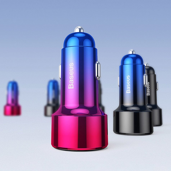 Baseus Magic Series PPS CCMLC20C-01 car charger 45W USB-C PD / USB-A QC - black