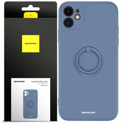 Spacecase Etui Silicone Ring iPhone 11 blue