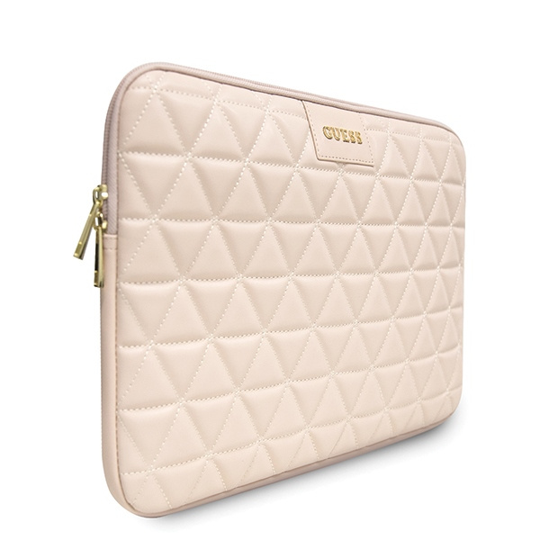Guess Sleeve GUCS13QLPK 13" różowy/pink Quilted