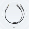 Ugreen aUX 3.5mm mini jack extension cable 0.2m black (AV191 50253)