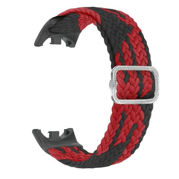 Beline pasek Mi Band 9/8 Nylon czarno-czerwony/black-red