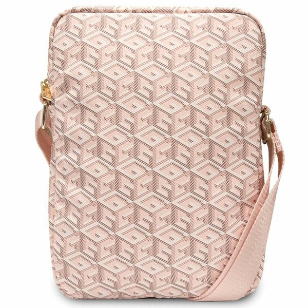 Guess Torba GUTB10HGCFSEP 10"różowy/pink GCube Stripe Tablet Bag