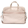 Guess Torba GUCB15P4TP 16" różowy/pink Saffiano 4G Triangle Logo