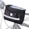 Wozinsky bike handlebar bag with phone case 2l black (WBB12BK)