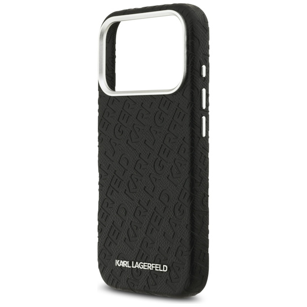 Etui Karl Lagerfeld FW Stamped Karl      MagSafe do iPhone 17 Pro czarny