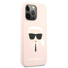 KARL LAGERFELD KLHCP13LSLKHLP IPHONE 13 PRO / 13 6.1 "LIGHT PINK / LIGHT PINK HARDCASE SILICONE KARL`S HEAD