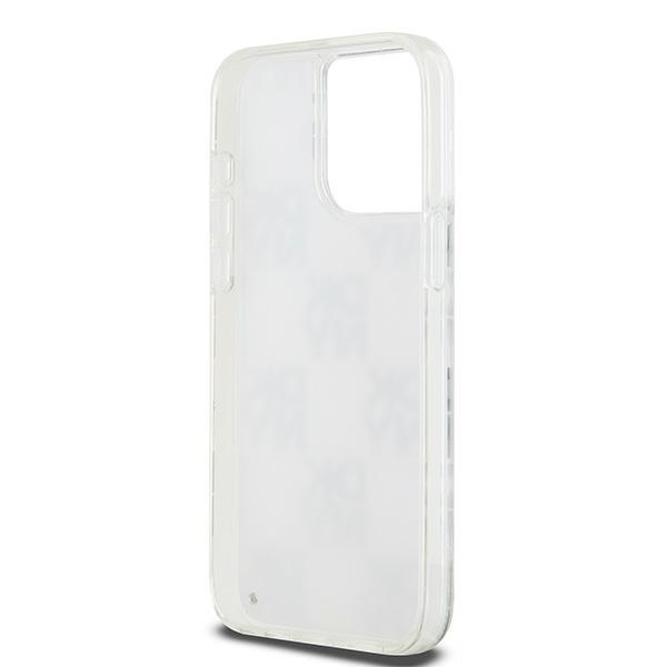 DKNY DKHCP15XLCPEPT iPhone 15 Pro Max6.7" biały/white hardcase Liquid Glitter Multilogo